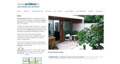 Desktop Screenshot of homearchitect.ie